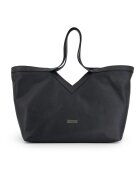 VENEZIA Geanta shopper din piele cu model uni
