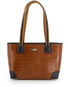 VENEZIA Geanta shopper din piele naturala