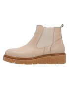 VENEZIA Ghete Chelsea de piele cu talpa wedge