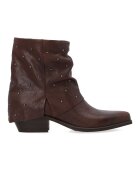 VENEZIA Ghete cowboy cu caramb intors - Maro