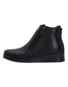 VENEZIA Ghete cu talpa wedge si fermoar
