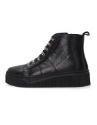 VENEZIA Ghete din piele cu talpa wedge