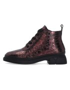 VENEZIA Ghete din piele lacuita cu animal print