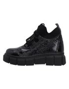 VENEZIA Ghete din piele lacuita cu talpa wedge