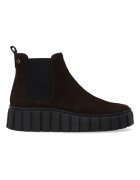 VENEZIA Ghete din piele nubuc cu talpa wedge