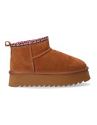 VENEZIA Ghete flatform din piele intoarsa fara inchidere