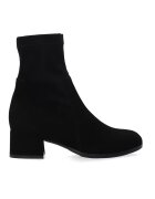 VENEZIA Ghete negre din piele cu elastic in partea superioara