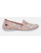 VENEZIA Mocasini de piele nabuc cu aspect ajurat