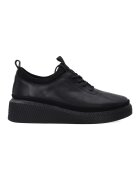 VENEZIA Pantofi casual din piele cu talpa wedge - Negru