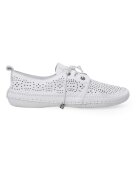 VENEZIA Pantofi casual din piele cu varf rotund cu talpa plata