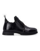 VENEZIA Pantofi casual din piele lacuita cu aspect de pietre de crocodil