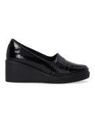 VENEZIA Pantofi casual din piele lacuita cu talpa wedge