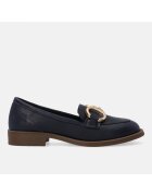 VENEZIA Pantofi loafer din piele cu accesoriu metalic