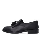 VENEZIA Pantofi loafer din piele cu franjuri si ciucuri