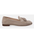 VENEZIA Pantofi Loafer din piele intoarsa cu ciucuri