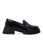 VENEZIA Pantofi loafer din piele lacuita cu varf rotunjit