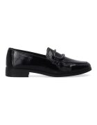VENEZIA Pantofi loafer din piele lacuita - Negru
