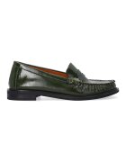 VENEZIA Pantofi loafer din piele lacuita pentru femei cu varf cusut -