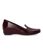 VENEZIA Pantofi loafer din piele lacuita - Visiniu
