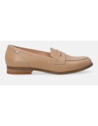 VENEZIA Pantofi loafer eleganți din piele - Bej