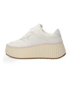 VENEZIA Pantofi sport cu talpa wedge texturata