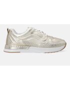 VENEZIA Pantofi sport din piele cu aspect metalizat