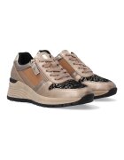 VENEZIA Pantofi sport din piele cu aspect metalizat si talpa wedge