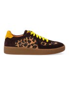 VENEZIA Pantofi sport din piele intoarsa cu animal print