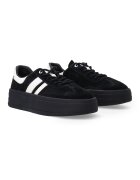VENEZIA Pantofi sport flatform din piele intoarsa - Negru