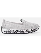 VENEZIA Pantofi sport slip-on cu aspect stralucitor si perforatii decorative