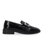 VENEZIA Pantofi tip loafer din piele lacuita cu catarama