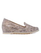 VENEZIA Pantofi wedge din piele - cu imprimeu piele de reptila