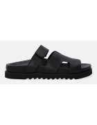 VENEZIA Papuci cu platforma uni din piele