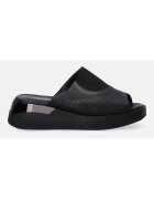 VENEZIA Papuci cu platforma wedge din piele