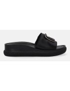 VENEZIA Papuci cu talpa wedge din piele