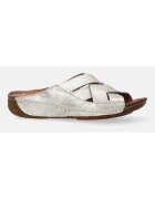 VENEZIA Papuci de piele wedge impletiti