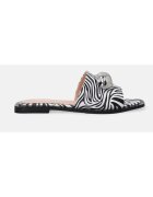 VENEZIA Papuci din piele cu model animal print