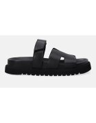 VENEZIA Papuci din piele cu velcro