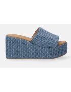 VENEZIA Papuci wedge din piele