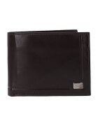 VENEZIA Portofel barbati - piele naturala - maro - 9.5x12x2.5cm