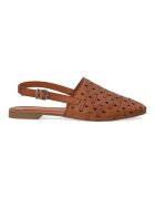 VENEZIA Saboti din piele cu bareta slingback