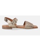 VENEZIA Sandale de piele - cu bareta impletita