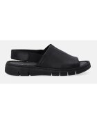 VENEZIA Sandale din piele cu design modern - Negru