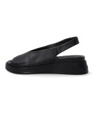 VENEZIA Sandale din piele cu platforma si bareta slingback