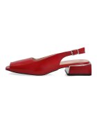 VENEZIA Sandale din piele lacuita cu bareta slingback