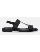 VENEZIA Sandale din piele pentru confort maxim - Negru