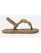 VENEZIA Sandale impletite din material textil