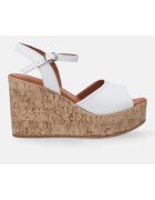 VENEZIA Sandale wedge cu bareta pe glezna