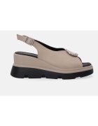 VENEZIA Sandale wedge cu catarama