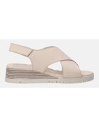 VENEZIA Sandaledin piele cu platforma si barete incrucisate